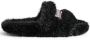 Balenciaga Slippers met geborduurd logo Zwart - Thumbnail 1