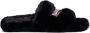 Balenciaga Slippers met logopatch Zwart - Thumbnail 1