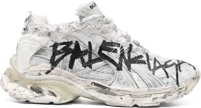 Balenciaga Sneakers met print Grijs