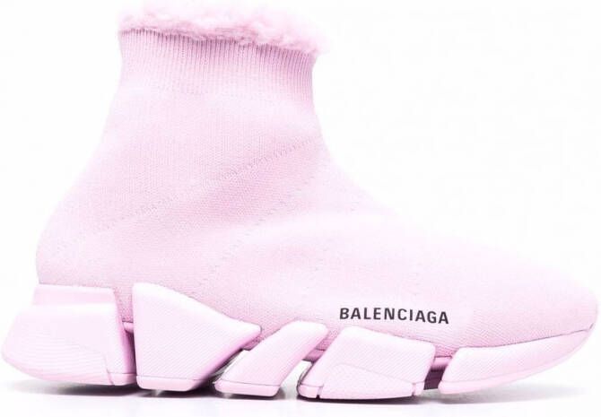 Balenciaga Speed 2.0 soksneakers Roze