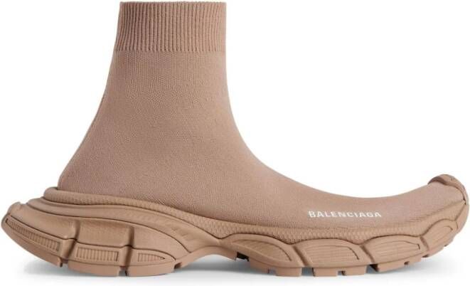 Balenciaga Speed gebreide sneakers Beige