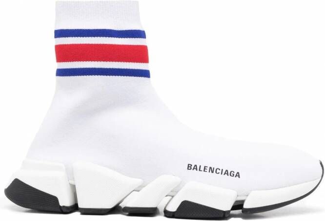 Balenciaga Speed gebreide sneakers Wit