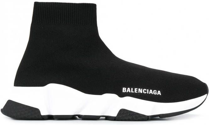 Balenciaga Speed gebreide sneakers Zwart