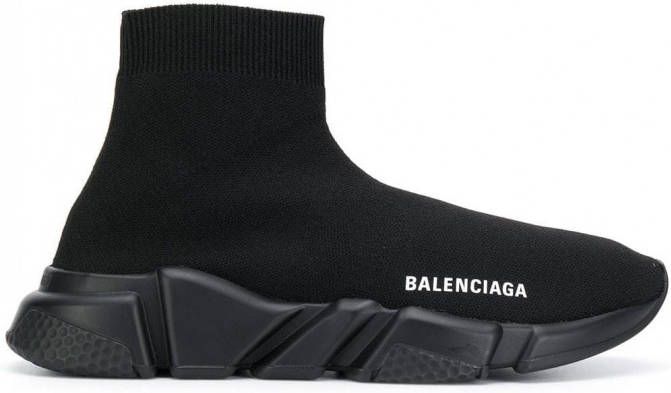 Balenciaga Speed gebreide sneakers Zwart