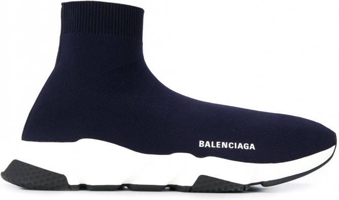 Balenciaga Speed soksneakers Blauw - Schoenen.nl