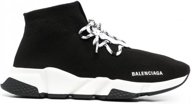 Balenciaga Speed gebreide sneakers Zwart