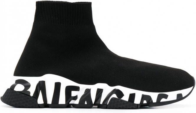 Balenciaga Speed stretch sneakers Zwart