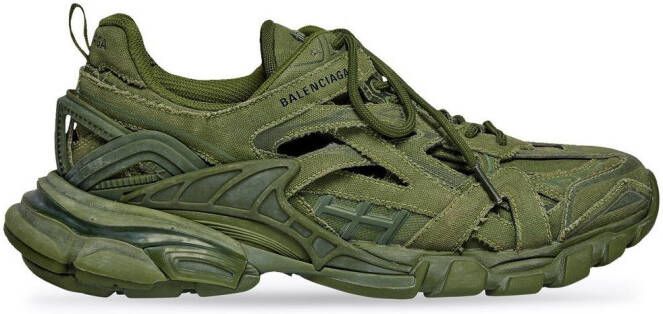 Balenciaga Uitgesneden sneakers Groen