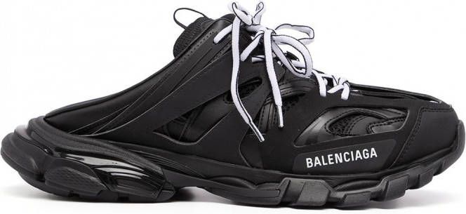 Balenciaga Track muiltjes met veters Zwart - Schoenen.nl