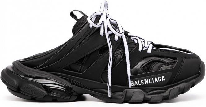 Balenciaga Track muiltjes met veters Zwart