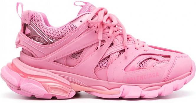 Balenciaga Track sneakers dames rubber Stof Polyester nylon polyurethaan 34 Roze