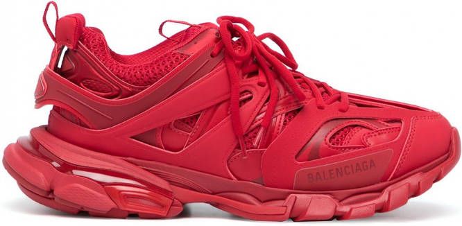 Balenciaga Track low top sneakers heren rubber Polyester nylon Stof  polyurethaan 39 Rood - Schoenen.nl
