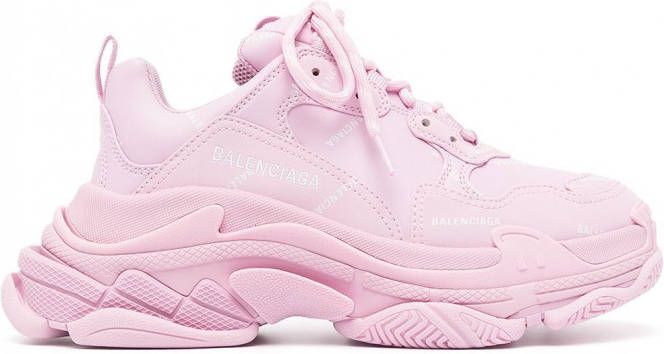 Balenciaga Triple S low-top sneakers Roze - Schoenen.nl