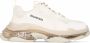 Balenciaga Triple S sneakers met doorzichtige zool Beige - Thumbnail 1