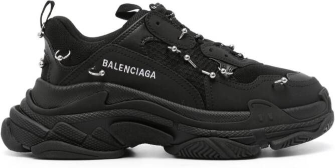 Balenciaga Triple S sneakers met vlakken Zwart