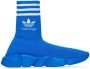 Balenciaga x adidas Speed high-top sneakers Blauw - Thumbnail 1