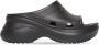 Balenciaga x Crocs slippers met geperforeerd rubber Zwart - Thumbnail 1