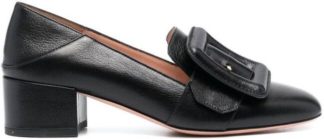 Bally Leren loafers Zwart