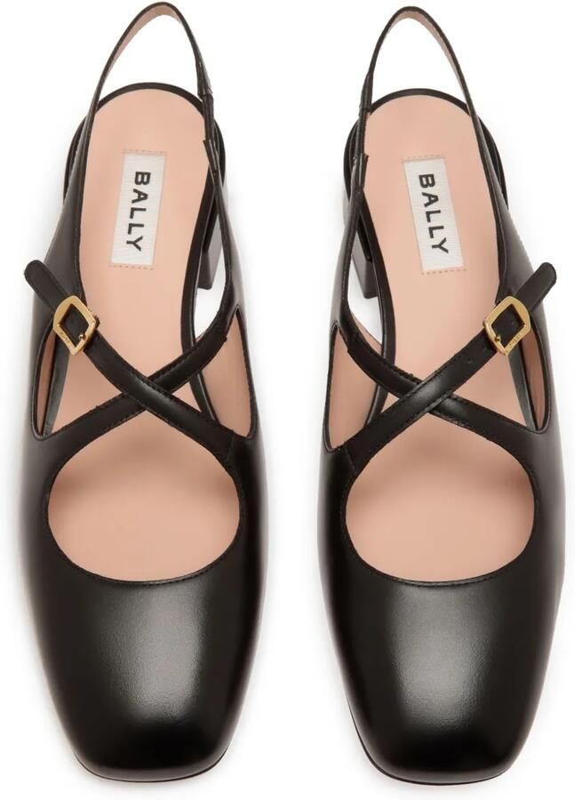 Bally 30 mm leren pumps Zwart - Foto 2