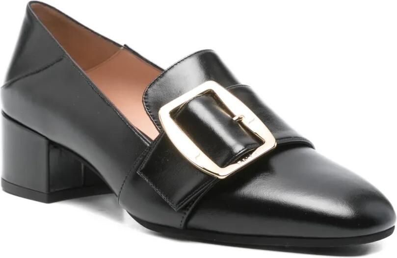 Bally 40 mm pumps met blokhak en gespdetail Zwart - Foto 2