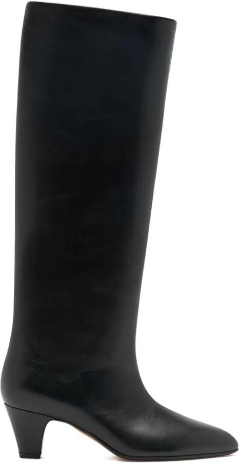 Bally 55 mm Alva leren laarzen Zwart