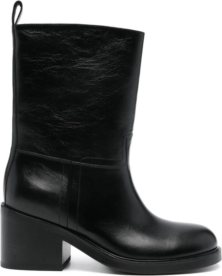 Bally 65 mm eren laarzen Zwart