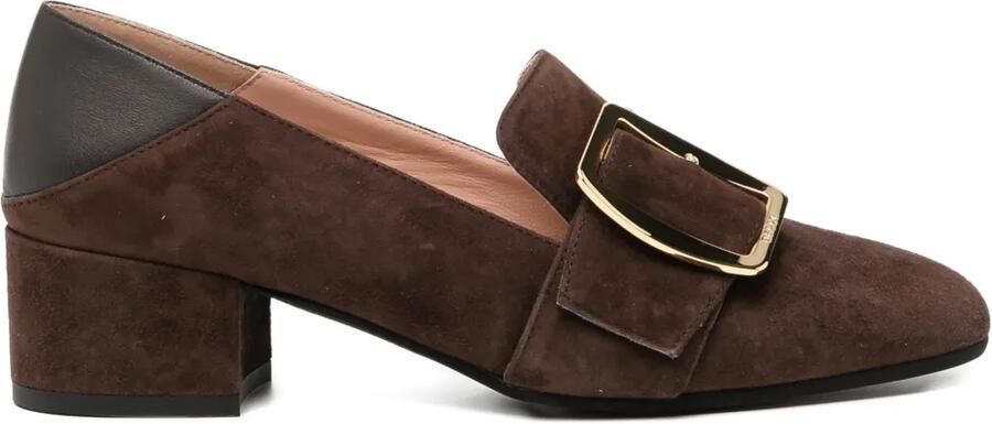 Bally Court pumps met gesp Bruin