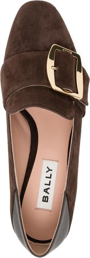 Bally Court pumps met gesp Bruin - Foto 4
