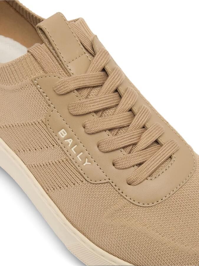 Bally Gebreide sneakers met vlakken Beige - Foto 2