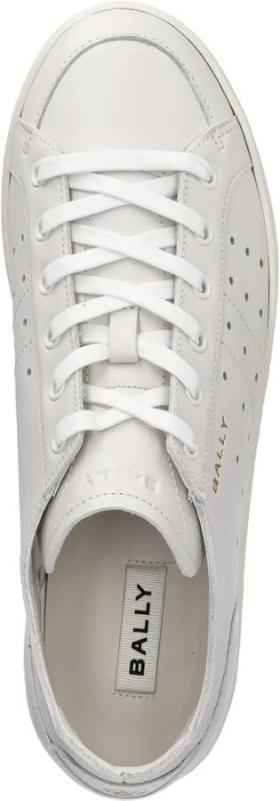 Bally Geperforeerde leren sneakers Wit