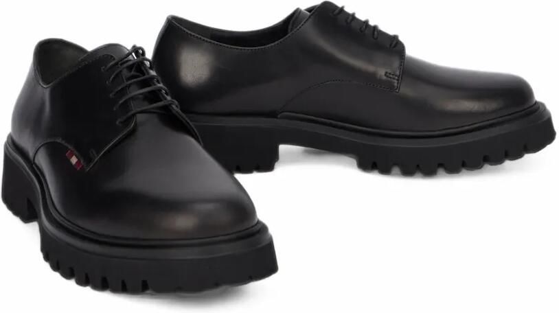 Bally lace-up leather derby shoes Zwart - Foto 3