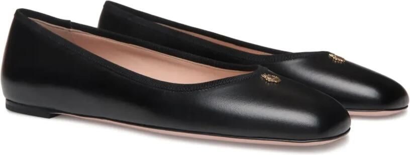 Bally Leren ballerina's Zwart - Foto 4