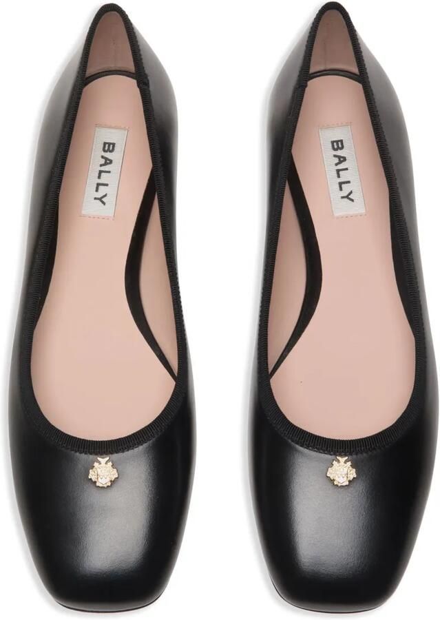 Bally Leren ballerina's Zwart - Foto 3