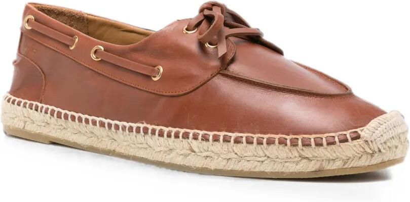 Bally Leren espadrilles Bruin - Foto 2