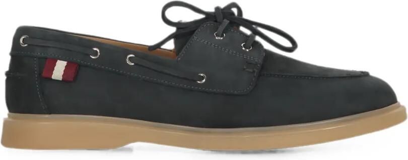 Bally Leren loafers Blauw