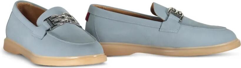 Bally Leren loafers met logoplakkaat Blauw - Foto 3