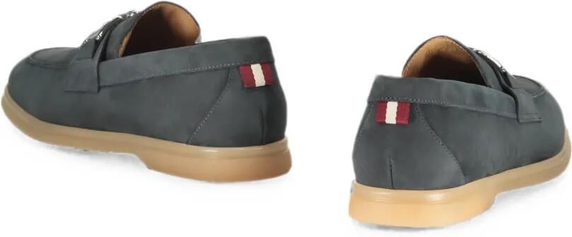 Bally Leren loafers met logoplakkaat Grijs - Foto 2