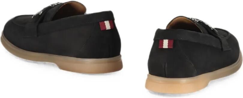 Bally Leren loafers met logoplakkaat Zwart - Foto 2