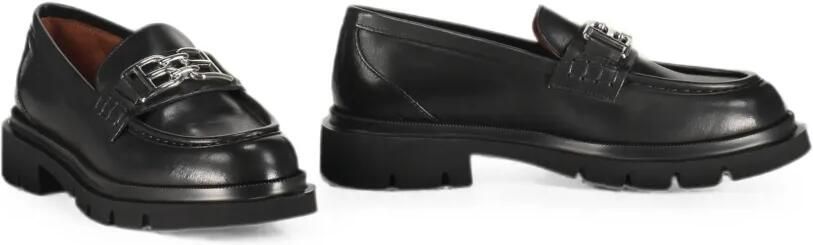 Bally Leren loafers met logoplakkaat Zwart - Foto 2