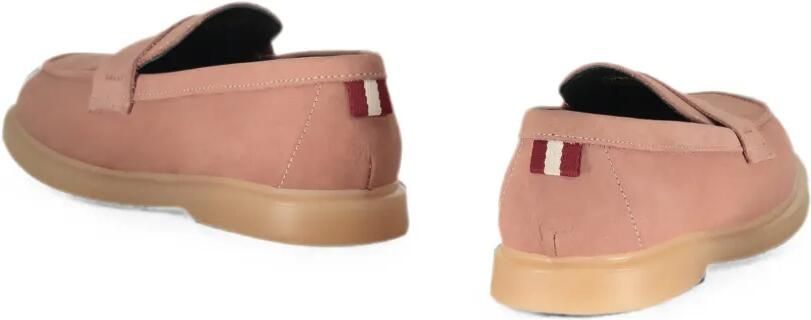 Bally Leren loafers Roze - Foto 3