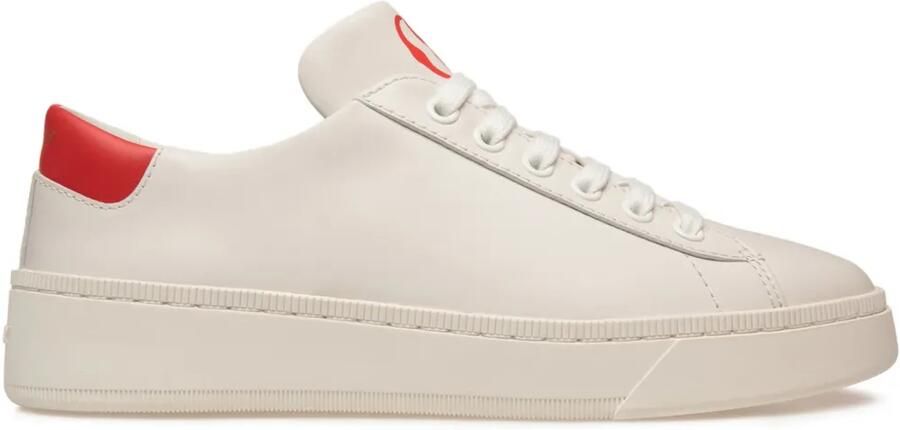 Bally Leren sneakers met logoprint Wit
