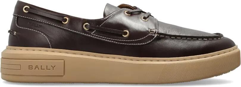 Bally Lift leren sneakers Bruin
