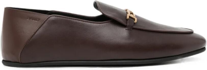 Bally Loafers met detail Bruin