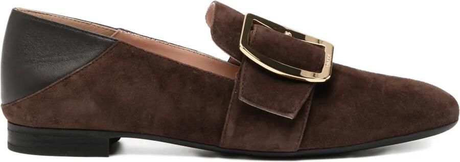 Bally Loafers met gesp Bruin