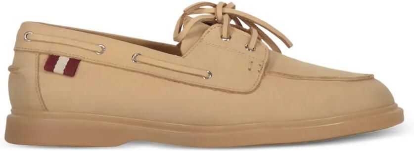 Bally Loafers van leer Beige - Foto 3