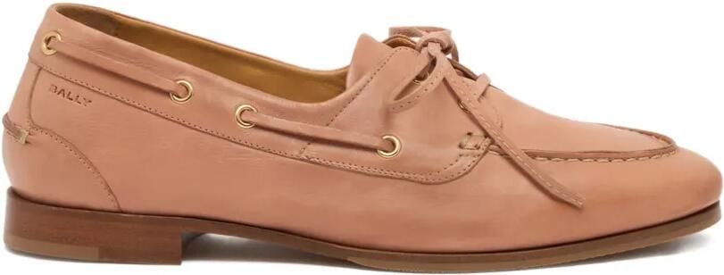 Bally Plume leren loafers Roze