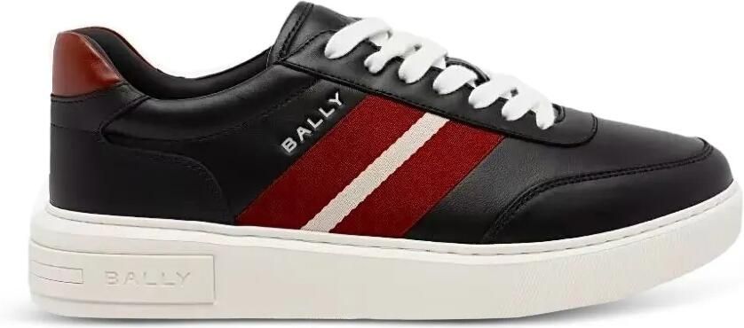 Bally Ribbon leren sneakers Zwart