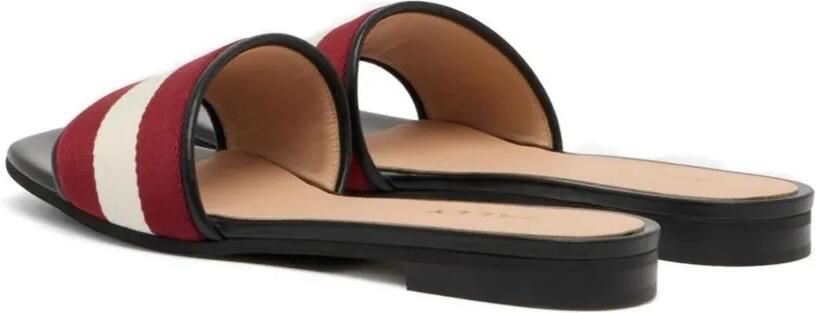 Bally Ribbon platte sandalen Rood - Foto 3