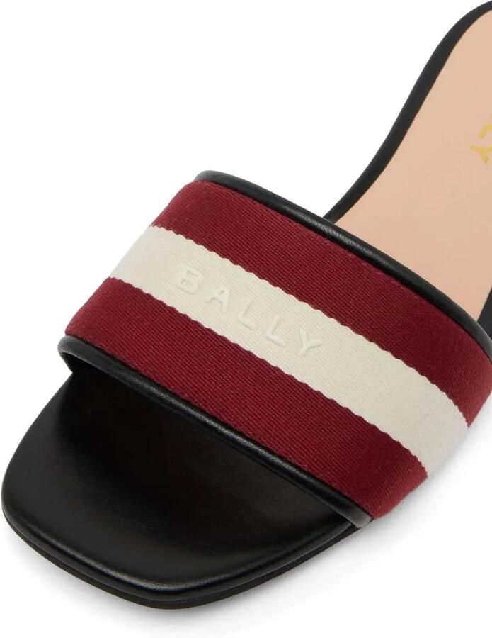 Bally Ribbon platte sandalen Rood - Foto 2