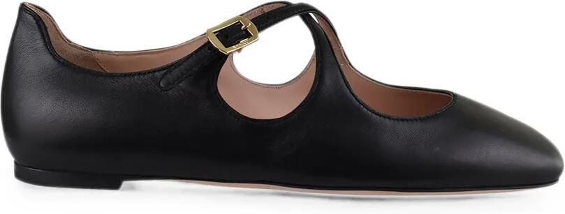 Bally rina ballerina's van zwart leer